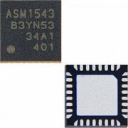 ASM1543 Ci USB-C mux/demux com lógica CC QFN-32 4x4mm PCIe 3.0 to SATA 6Gbs bridge / Data Code: 2401 | Ci USB-C mux/demux com lógica CC QFN-32 4x4mm PCIe 3.0 to SATA 6Gbs bridge / Data Code: 2401 Ci USB-C mux/demux com lógica CC QFN-32 4x4mm PCIe 3.0 to SATA 6Gbs bridge / Data Code: 2401