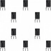 TSOP18456DD1 Diodo receptor IR V18456 56KHz PTH 3T (Kit 10x und) Diodo Receptor de Infravermelho 5mm 3 Pinos / Controle Rem | Diodo receptor IR V18456 56KHz PTH 3T (Kit 10x und) Diodo Receptor de Infravermelho 5mm 3 Pinos / Controle Rem Diodo receptor IR V18456 56KHz PTH 3T (Kit 10x und) Diodo Receptor de Infravermelho 5mm 3 Pinos / Controle Rem